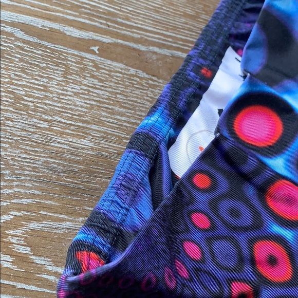 SADHANA Purple Circle Print Cropped Leggings S/M - Picture 7 of 7